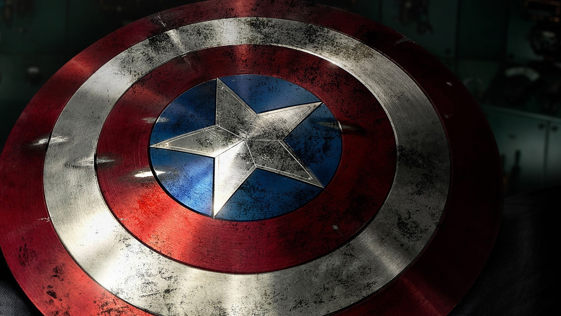Captain America shield wallpaper, comics, Marvel Comics, shape, close-up
