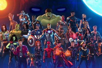 Marvel Super Heroes wallpaper, fan art, Stephen Byrne, Marvel Cinematic Universe