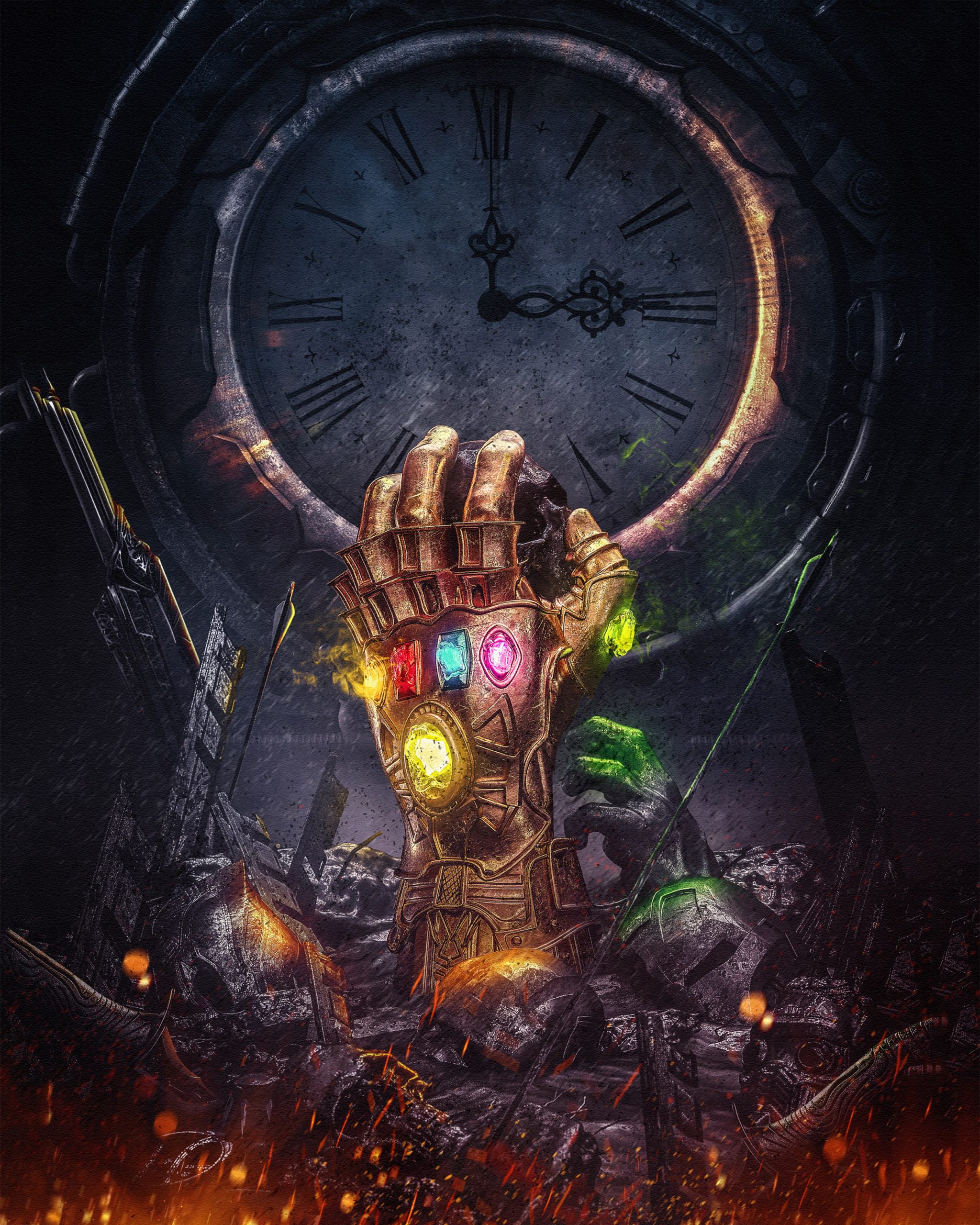 Infinity Stones wallpaper, Infinity Gauntlet, Thanos, Avengers: Infinity War