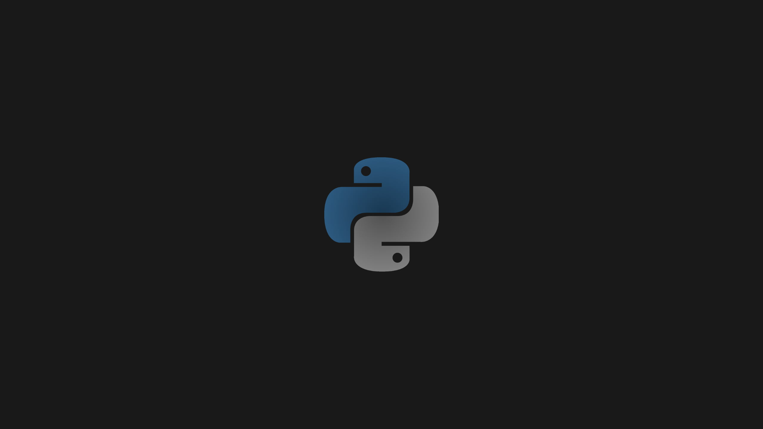 Python Wallpaper, Programming, Minimalism, Grey, Technology - Wallpaperforu