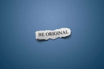 be original text overlay wallpaper, minimalism, simple background, blue background