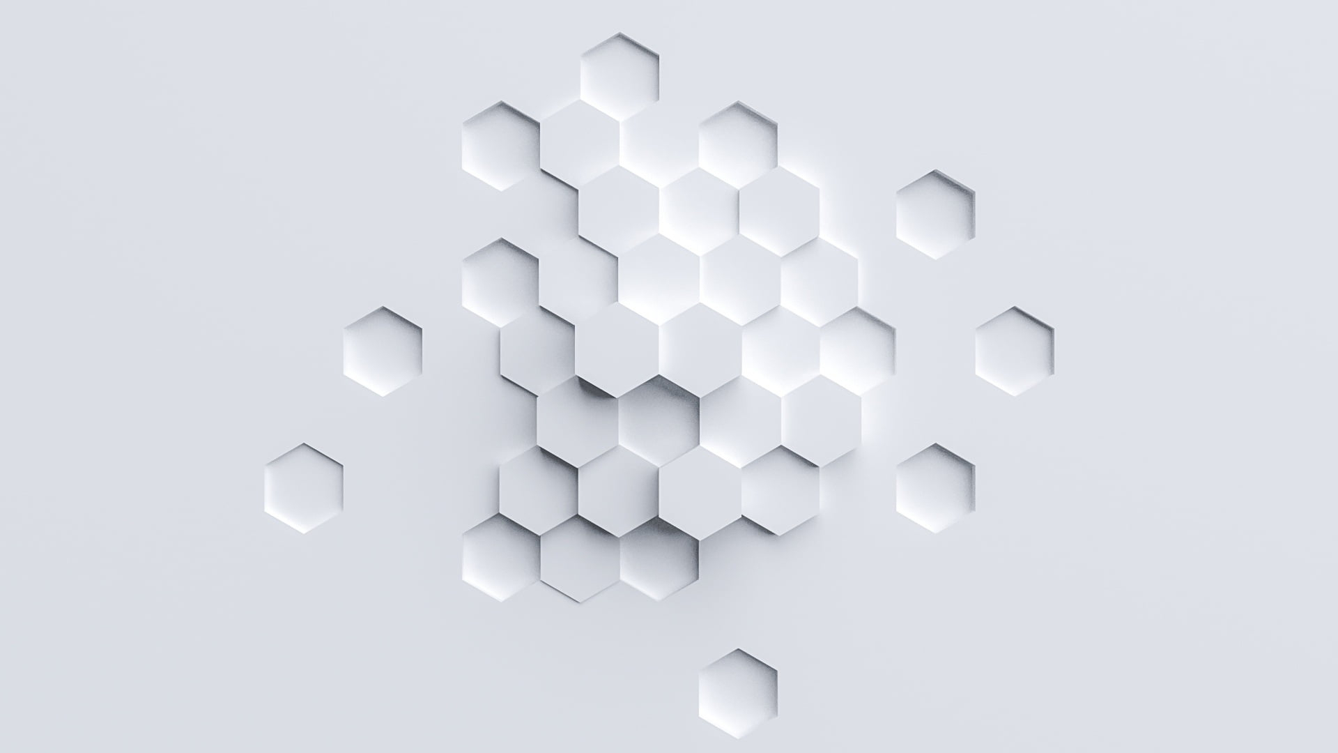 Minimal wallpaper, abstract, hexagon, simple, minimalism, white color