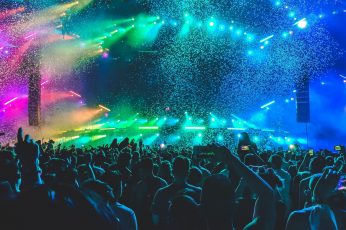 Life wallpaper, concert, music, party, lights, people, colors, neon lights
