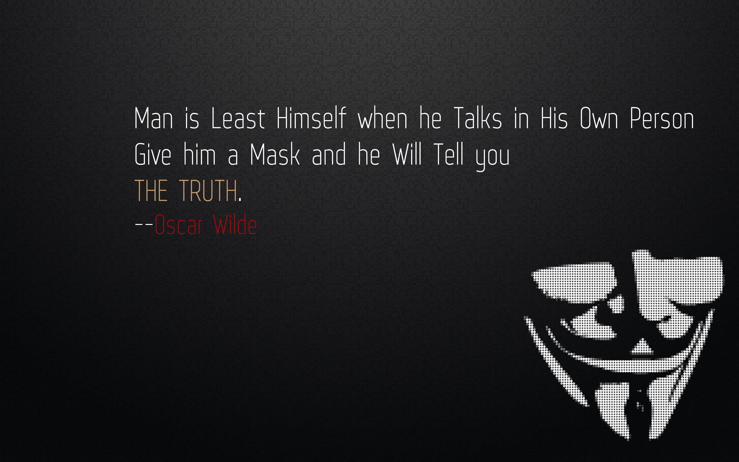 Oscar Wilde wallpaper, quote, Anonymous, typography