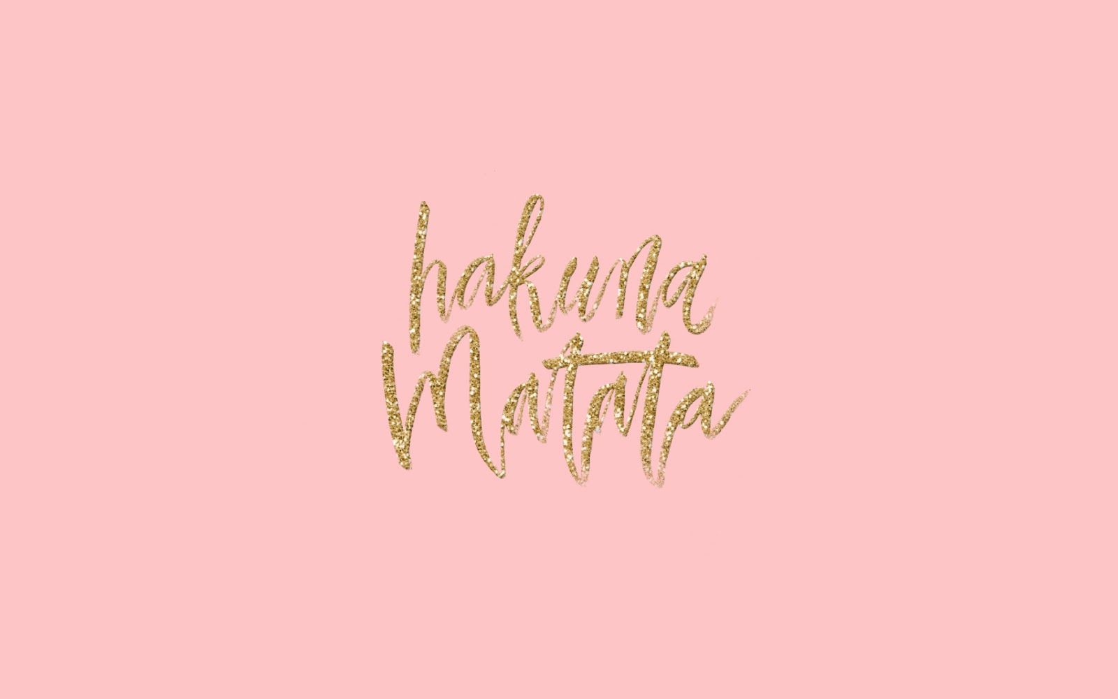 Rose gold wallpaper, Hakuna Matata, vector, nature