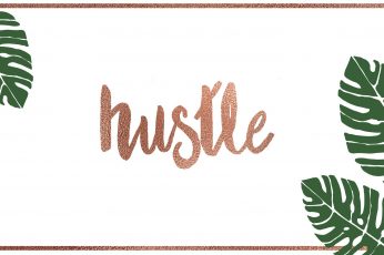 Rose gold wallpaper, hustle, leaf, nature, symbol