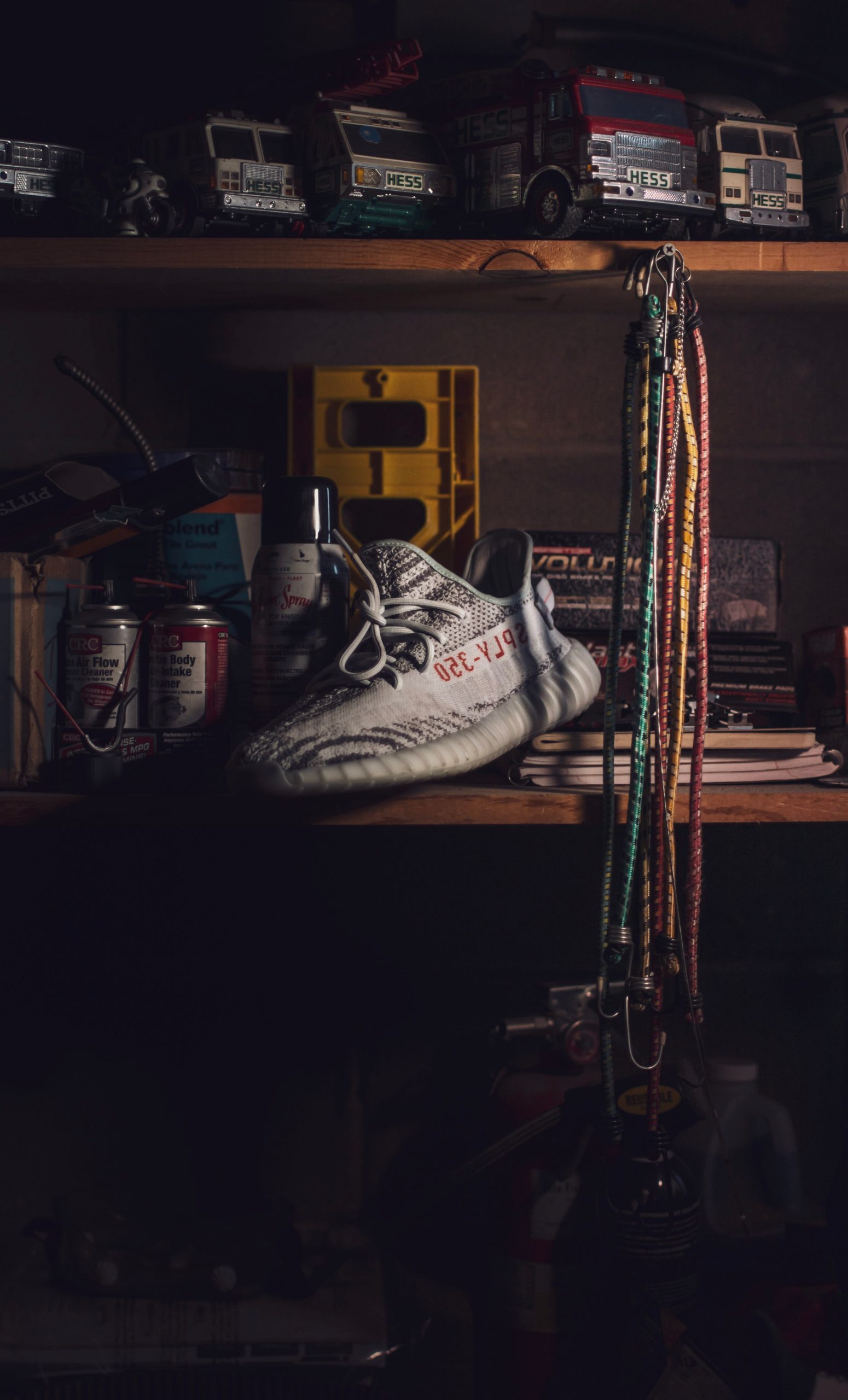 Unpaired Beluga Adidas Yeezy Boost 350 Shoe wallpaper, garage, indoors