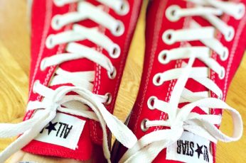 Pair of red Converse Al-Star sneakers wallpaper, chucks, hipster, fashion