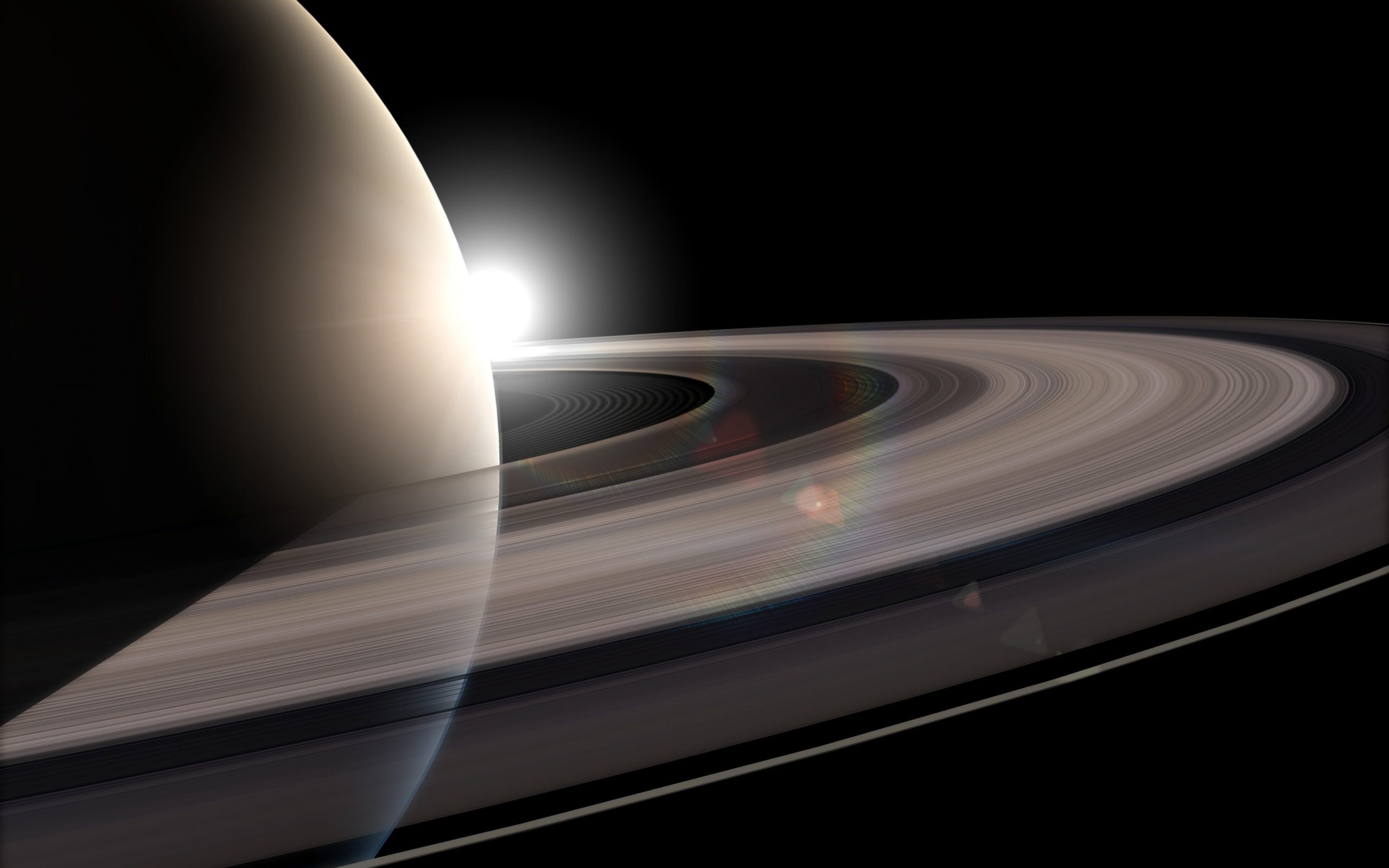 Planet Saturn wallpaper, Solar System, planetary rings, space, digital art