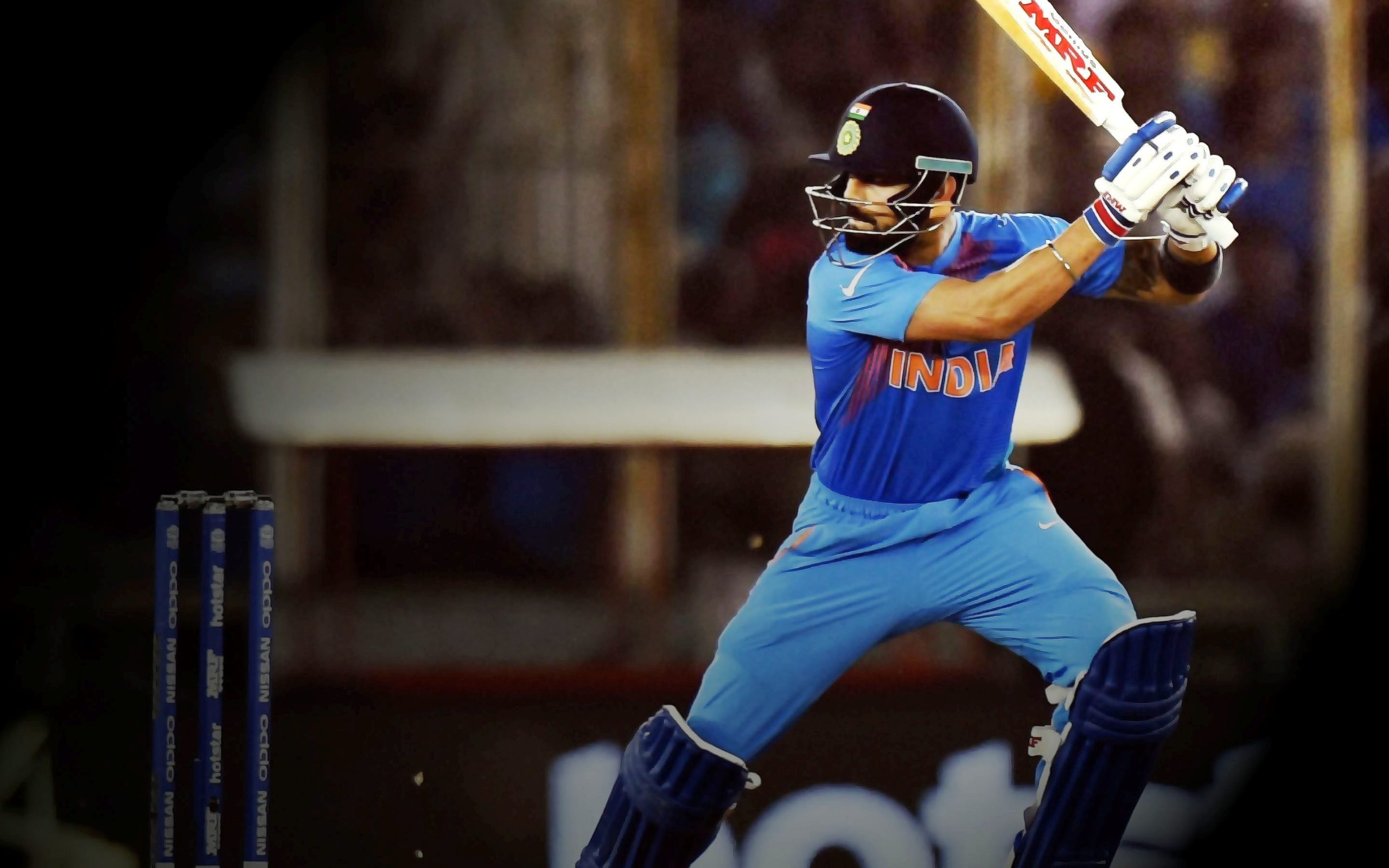 Virat Kohli Leads wallpaper, men's blue jersey set, Sports ...