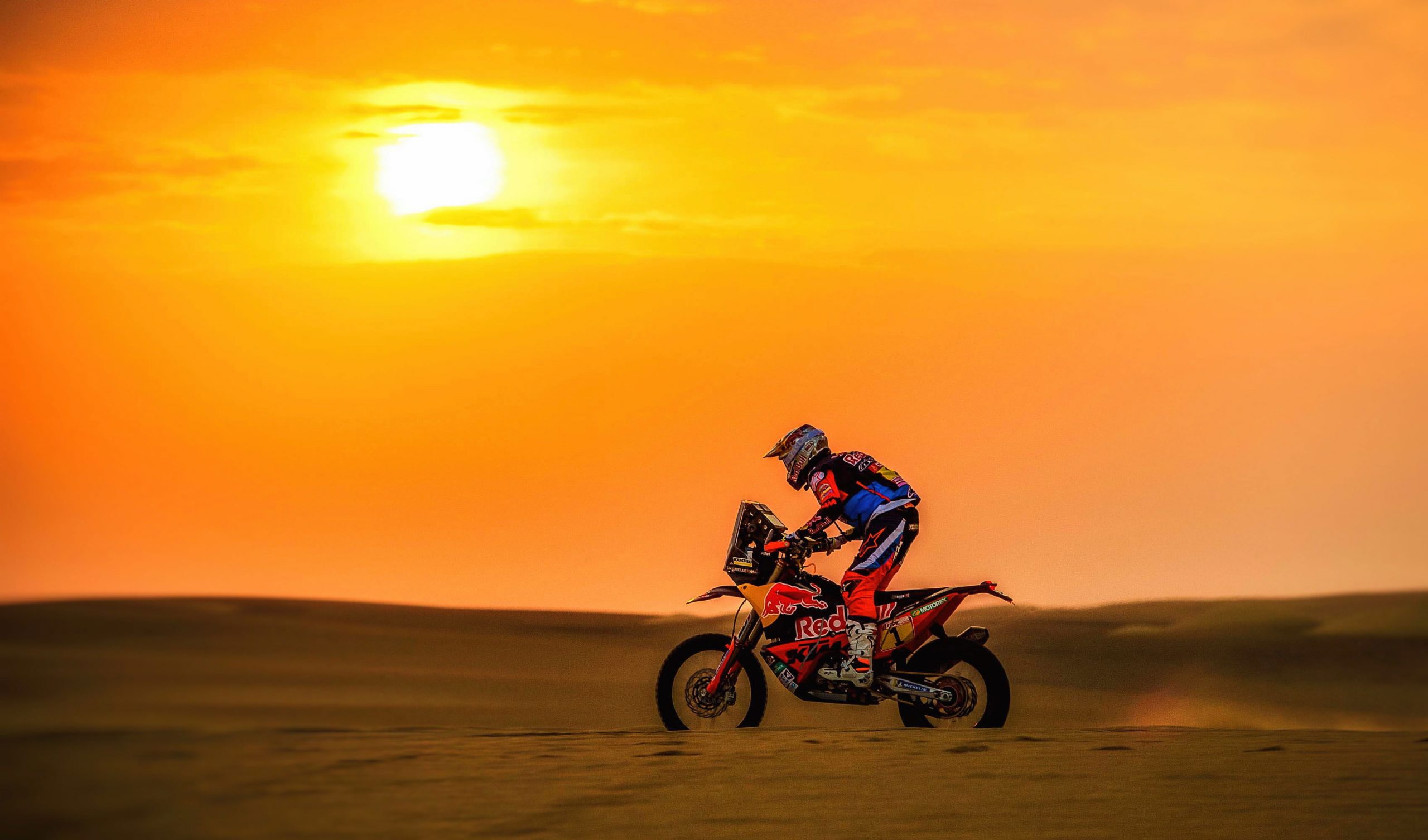 Sunset wallpaper, The sun, Sport, Speed, Motorcycle, Racer, KTM, Bike