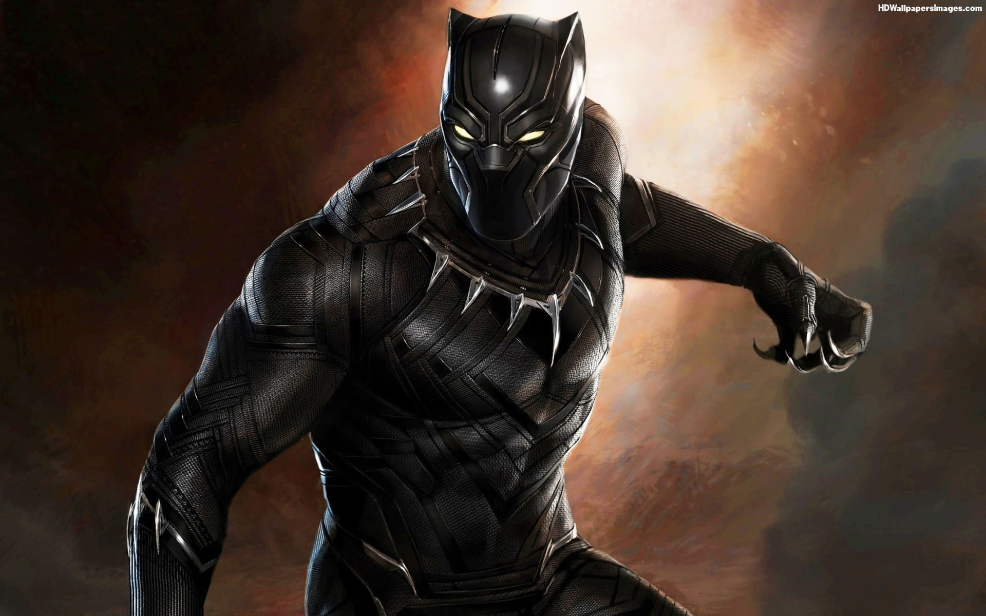 Marvel Black Panther digital wallpaper, Marvel Cinematic Universe