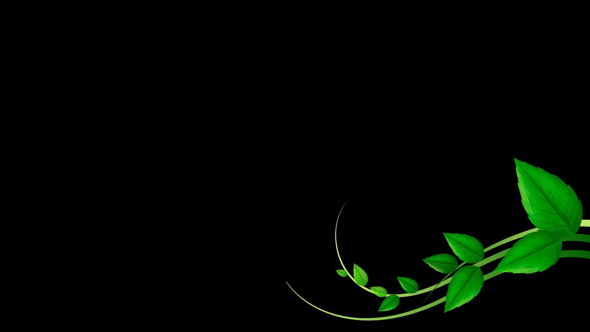Green and black Razer corded gaming mouse wallpaper, black background, simple