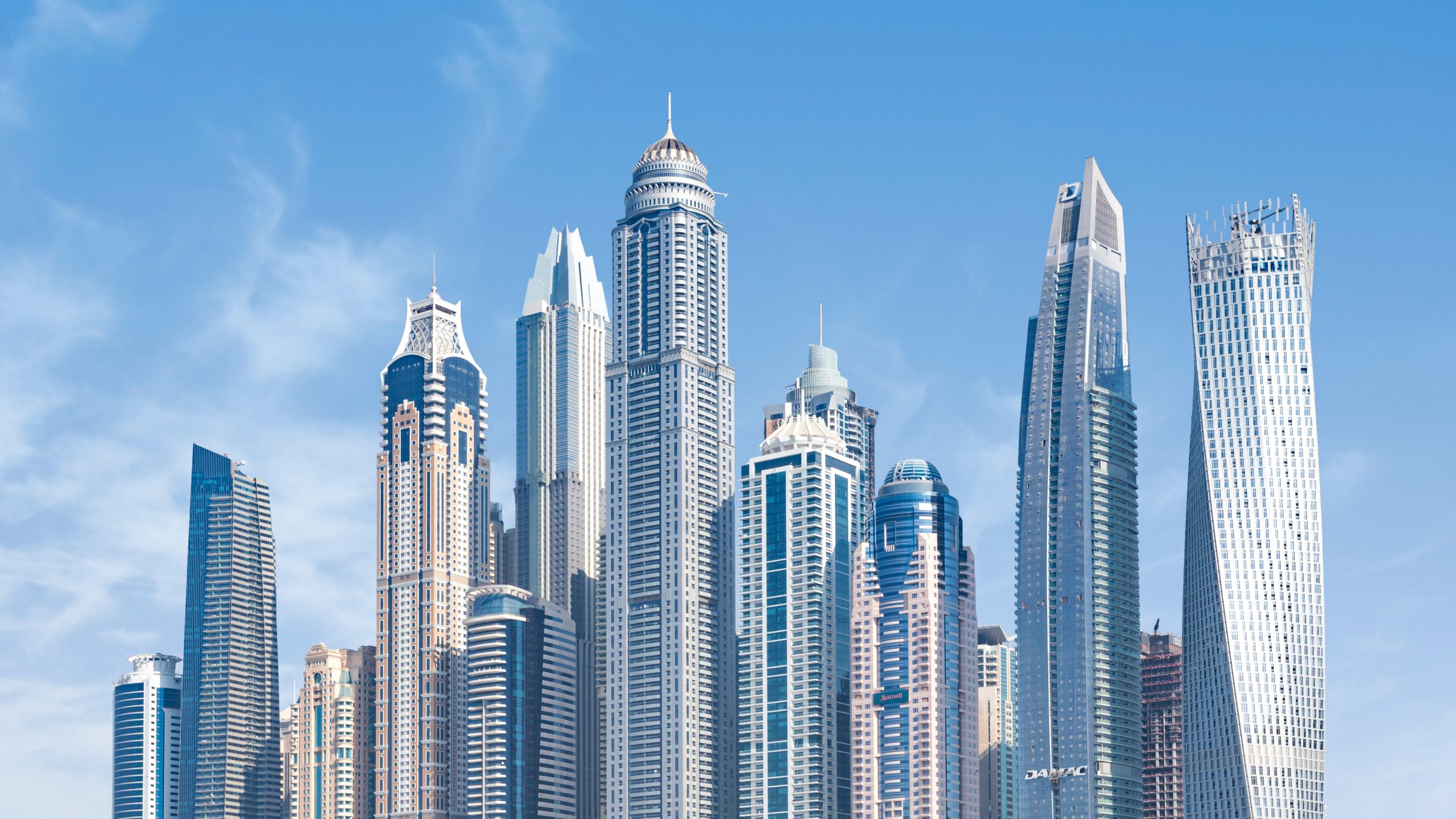 Dubai wallpaper, united arab emirates, uae, skyscraper, skyline, building
