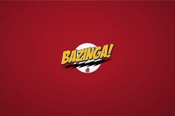 The Big Bang Theory Bazinga wallpaper, bazinga! text, sitcom, comedy, funny