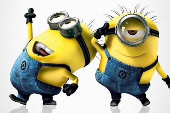 Despicable Me Minions cool wallpaper, two minion character, funny