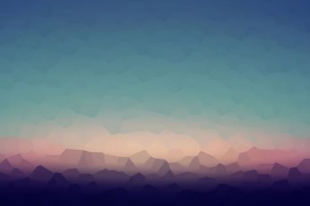 Polygon wallpaper, digital art, simple background, abstract, mosaic, shapes, low poly