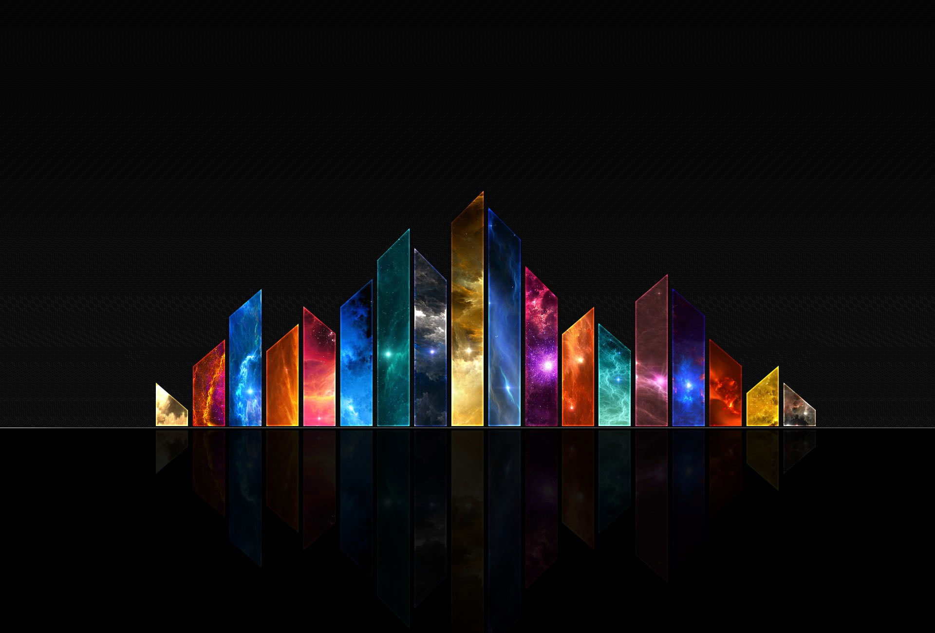 Multicolored logo digital artwork wallpaper, simple, simple background