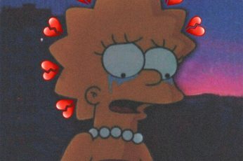 Lisa Simpson sad wallpaper