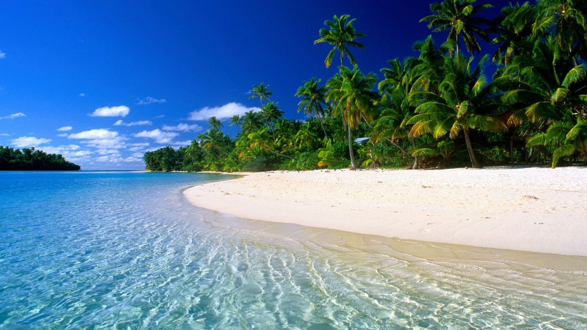 Beach desktop background, water, tropical climate wallpaper