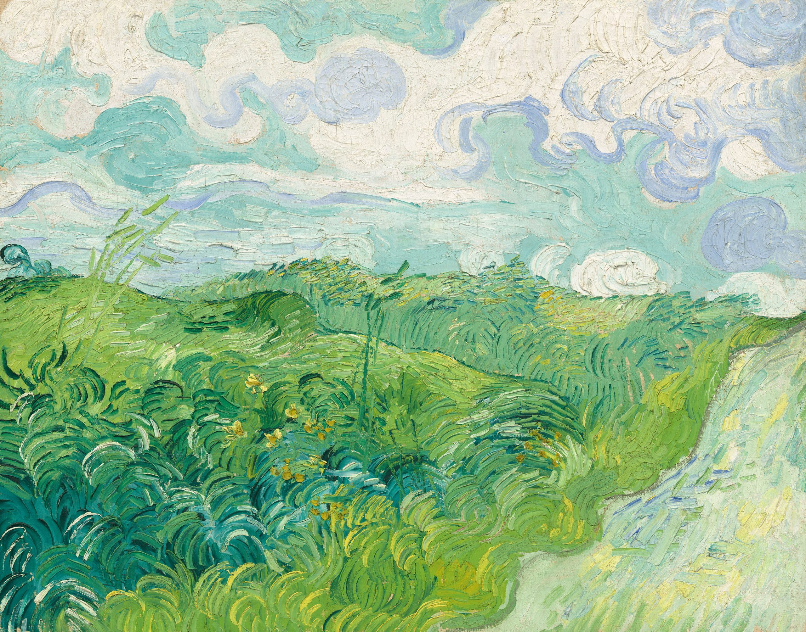 Vincent van Gogh wallpaper, oil painting, landscape