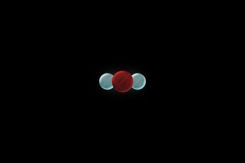 White and red circles wallpaper, black, dark, amoled, vintage, turquoise