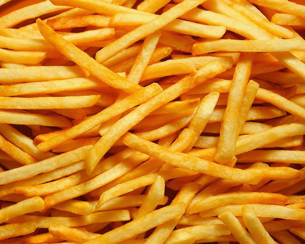 Potato fries wallpaper, food, French fries, food and drink, full frame