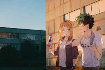 Anime irl Boku no Hero Academia wallpaper