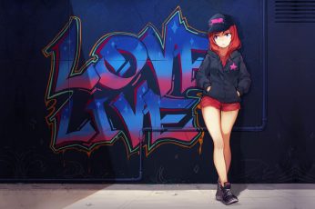 Love live graffiti wallpaper