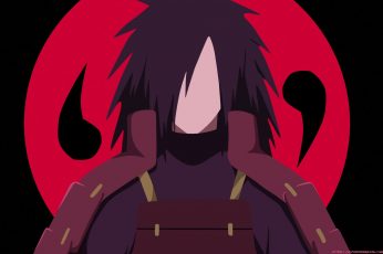 Anime Naruto wallpaper, Boy, Madara Uchiha, Minimalist, Uchiha Clan