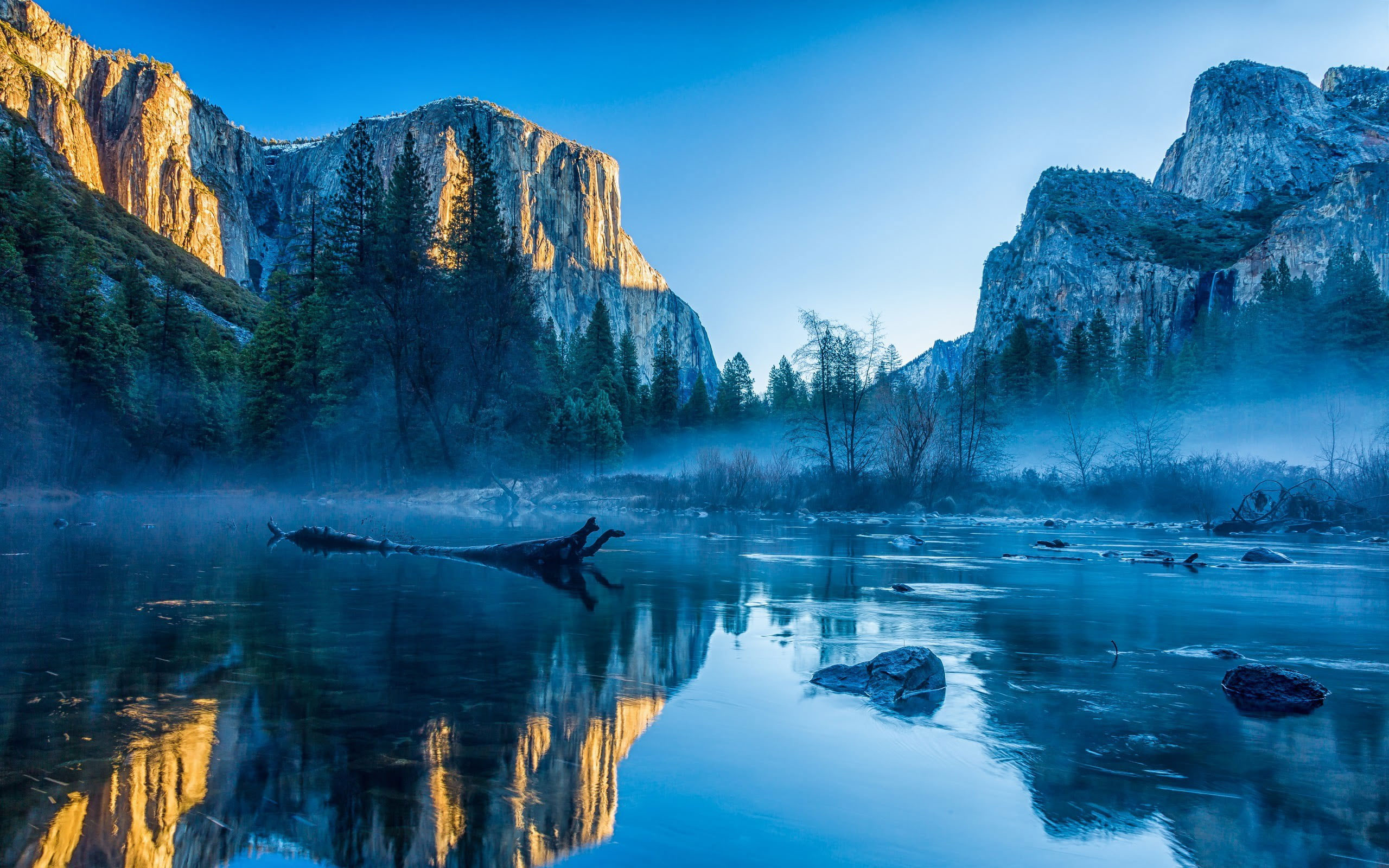 Body of water, Yosemite National Park, USA, Yosemite Valley, California, body of water, Nature