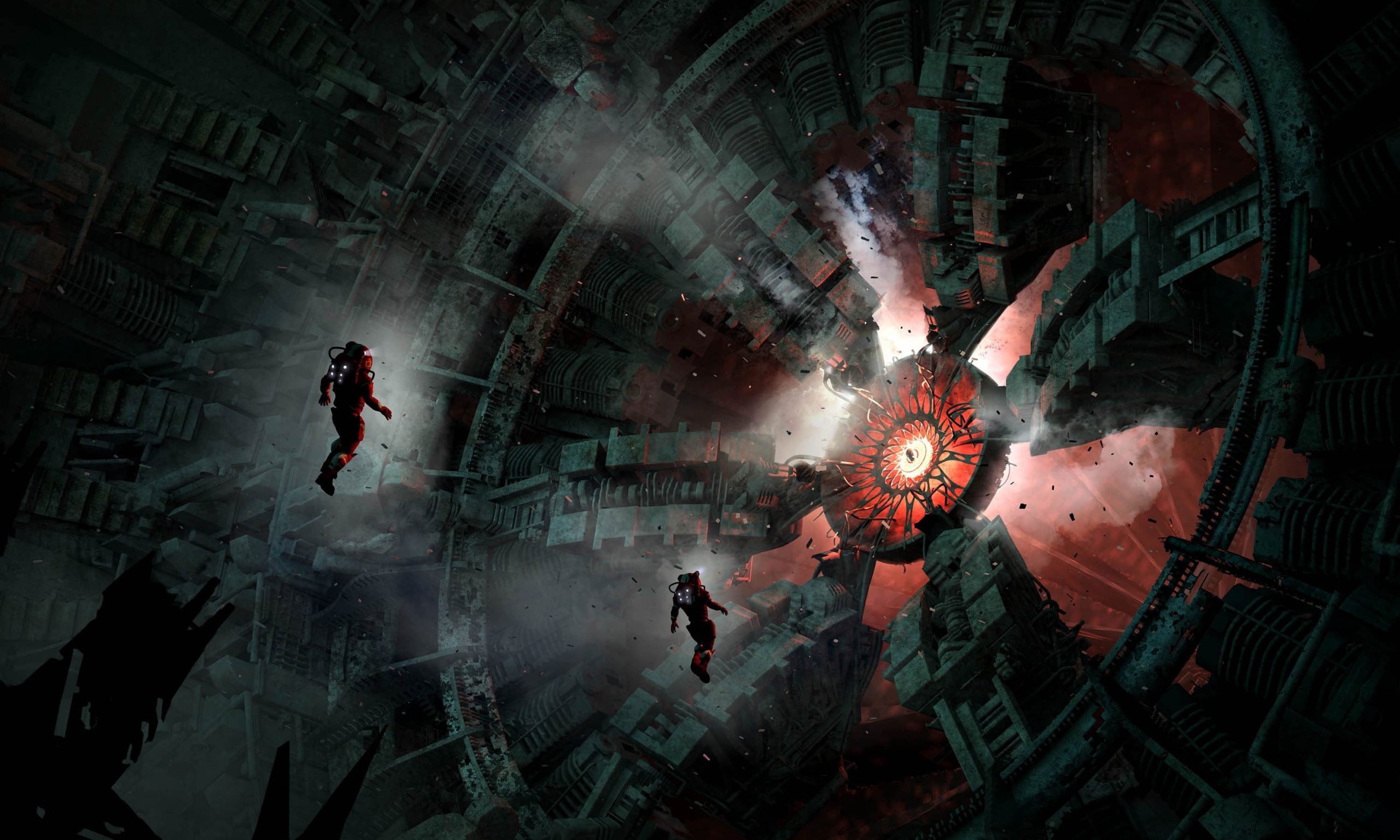 Videogame digital wallpaper, artwork, futuristic, science fiction