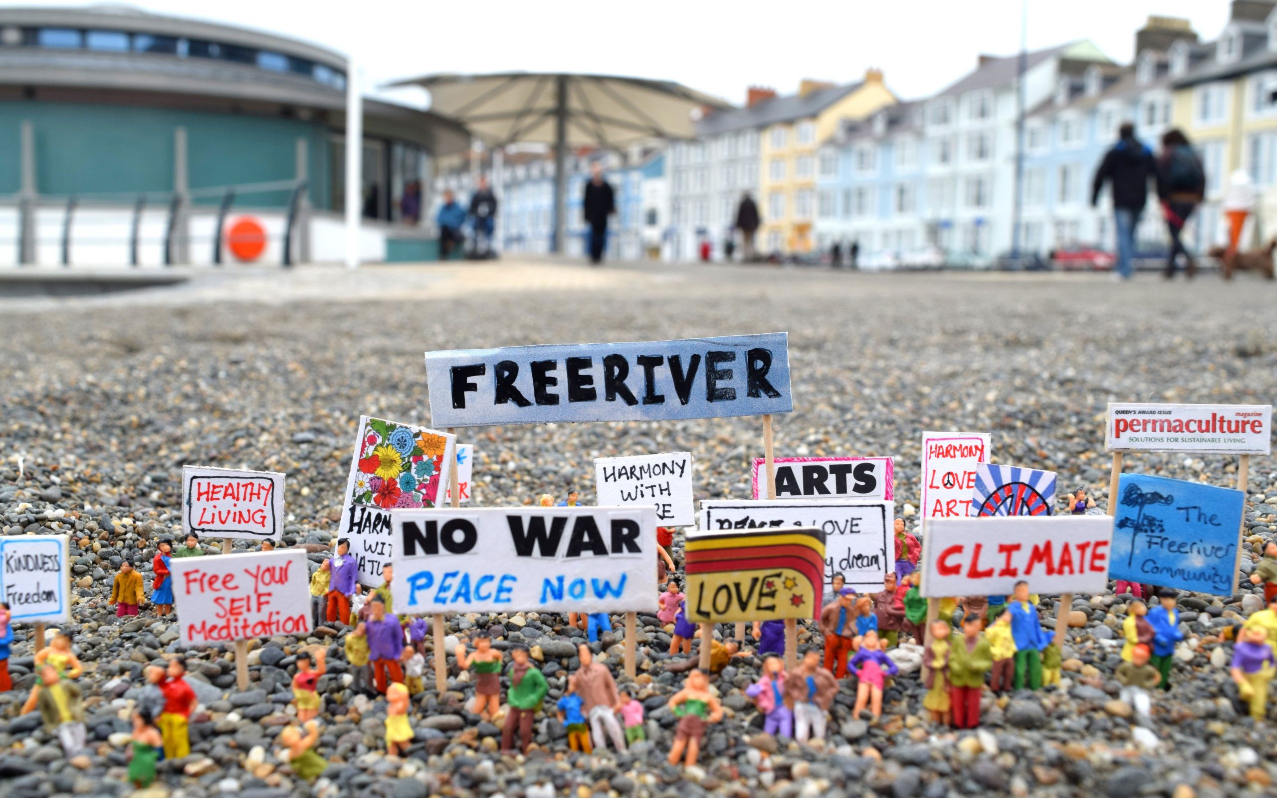 Freeriver protest figure collection wallpaper, models, art, artist, joanna bond
