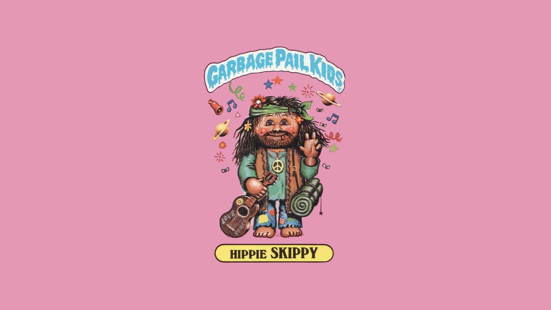 Comics wallpaper, Garbage Pail Kids, Hippie Skippy