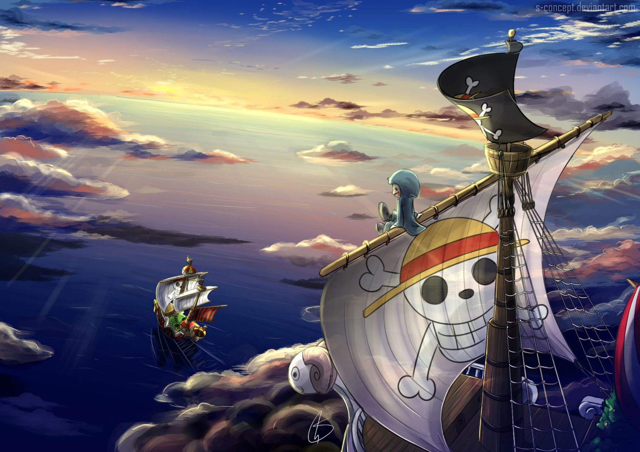 One Piece wallpaper, Going Merry (One Piece), Sunny (One Piece