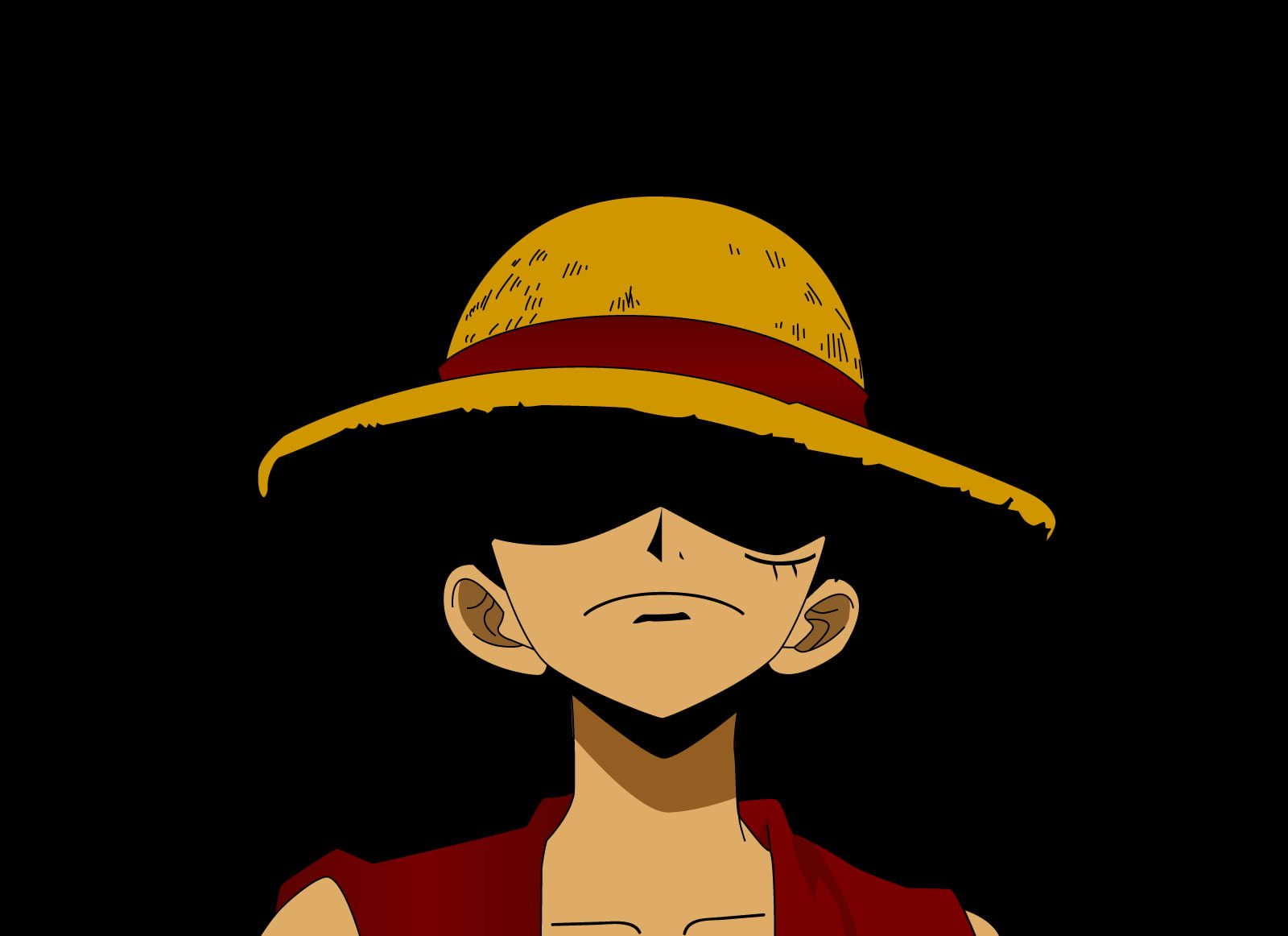 Monkey D. Luffy Wallpaper, One Piece, Anime, One Person, Studio Shot,  Indoors - Wallpaperforu