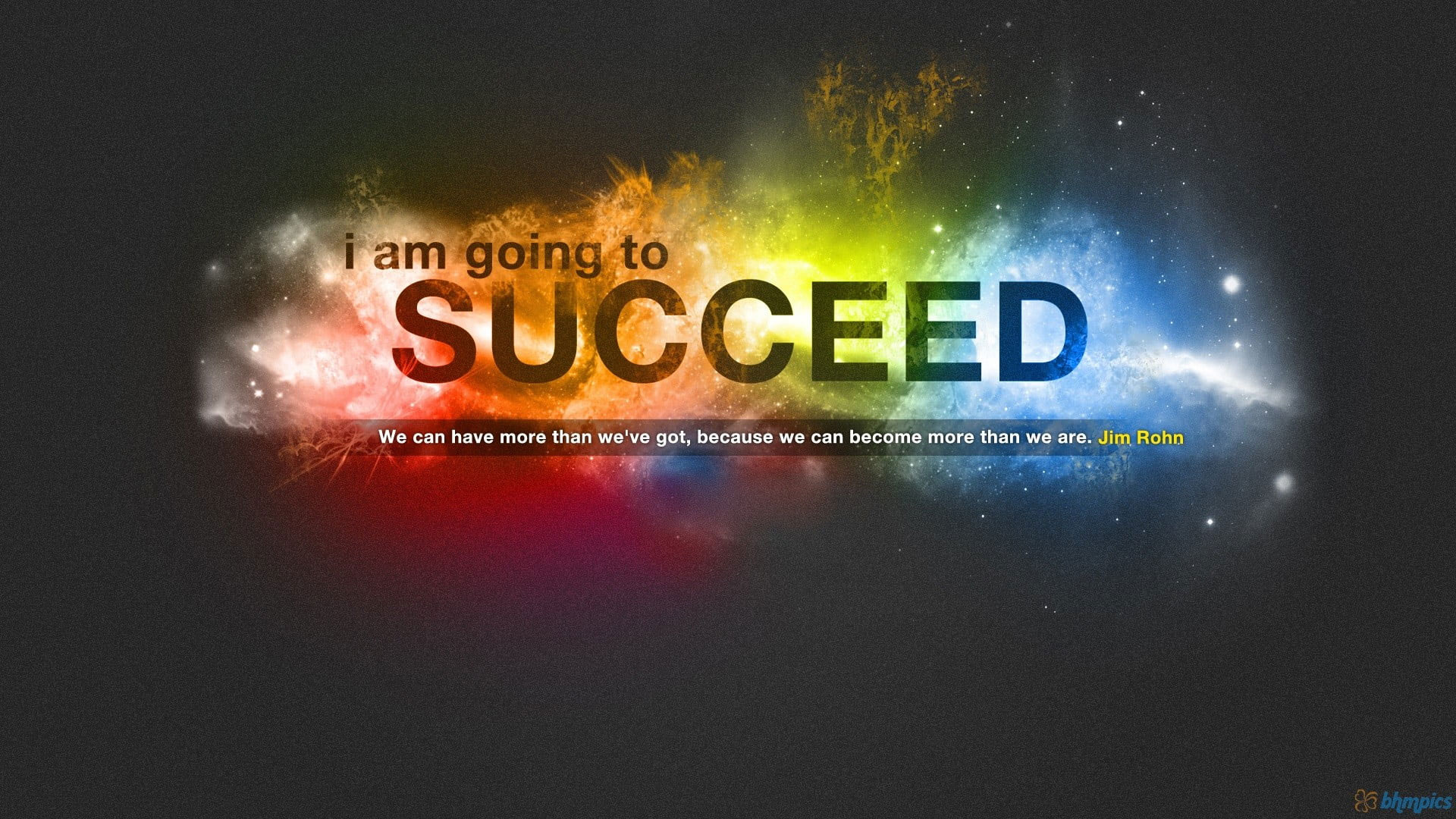 I Am Going to Succeed illustration, quote, colorful, motivational