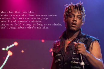 Juice wrld, quote, microphone, Rapper, musician, truth, stage shots