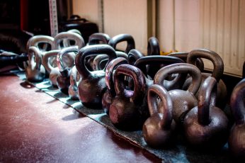 Gray kettle bell lot, kettlebell, sports, iron, crossfit, indoors