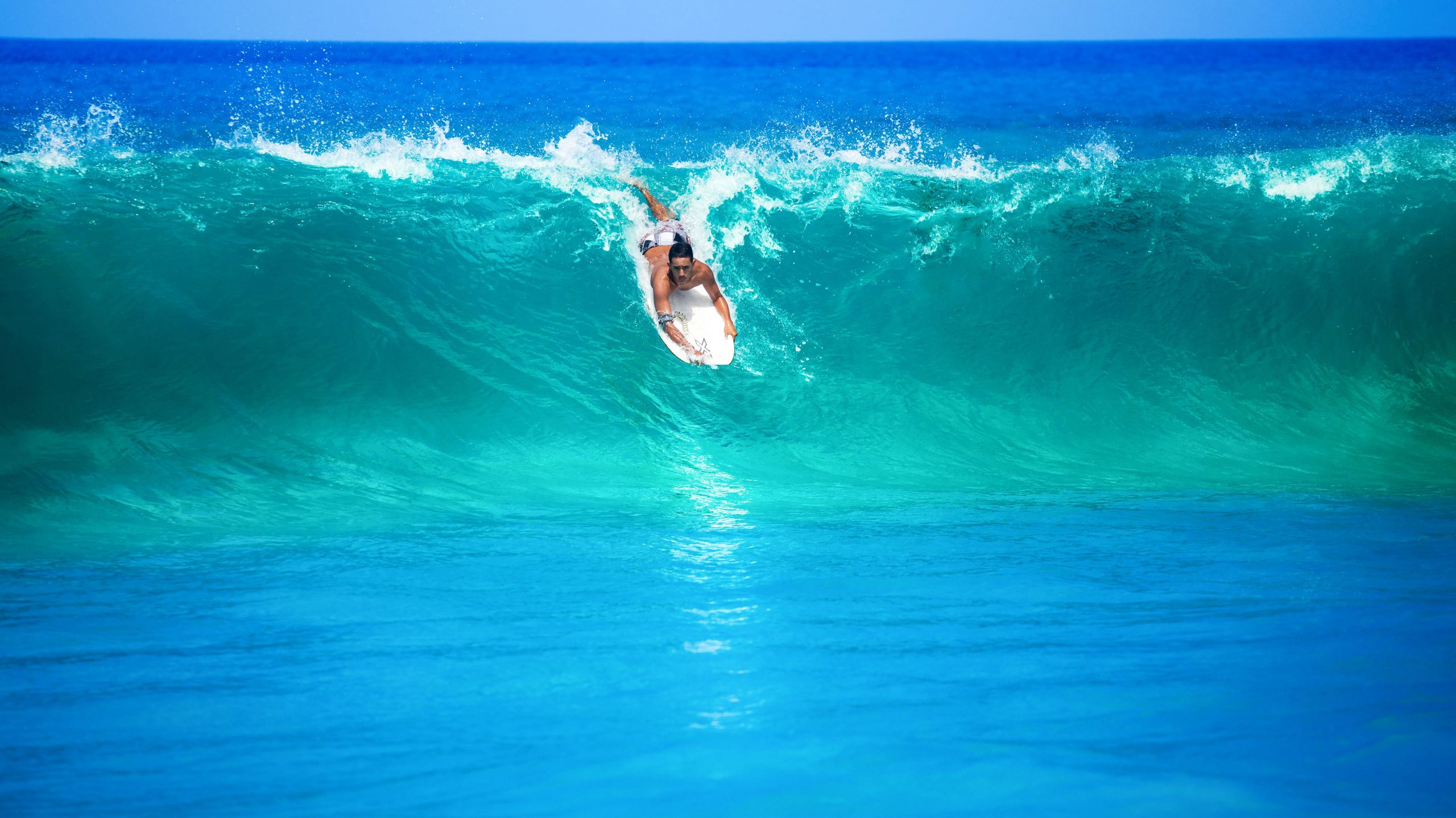 Photography of man surfing on body of water during day time, Ocean Wave