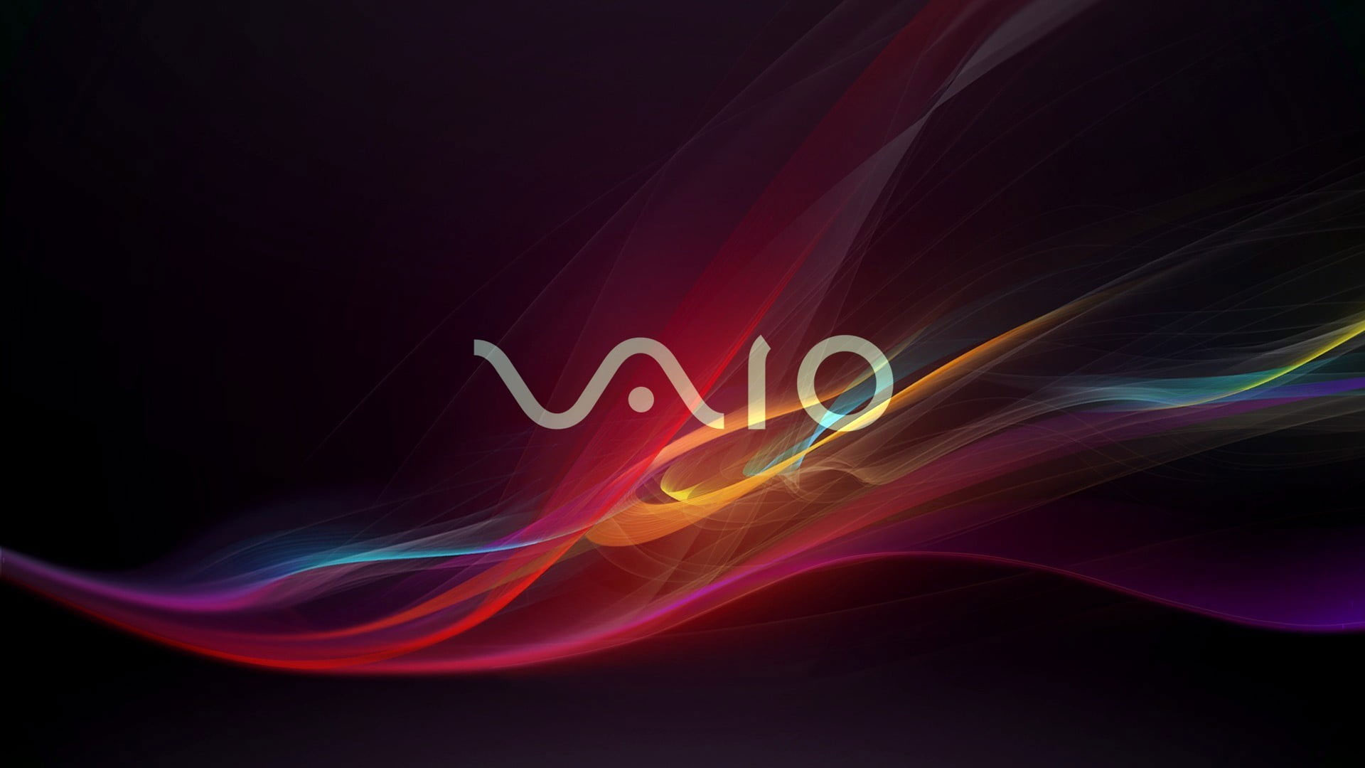 Sony Vaio logo wallpaper, colorful, shapes, digital art, abstract, motion
