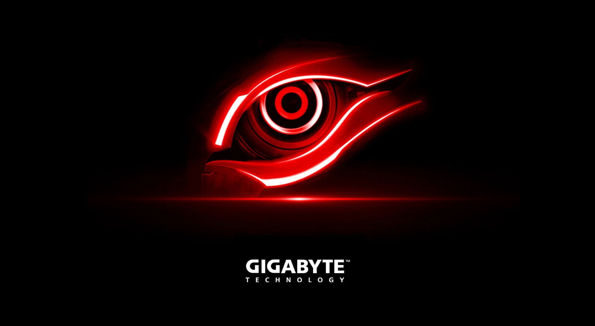 Gigabyte Red Eye wallpaper, Gigabyte Technology wallpaper, Computers, Hardware