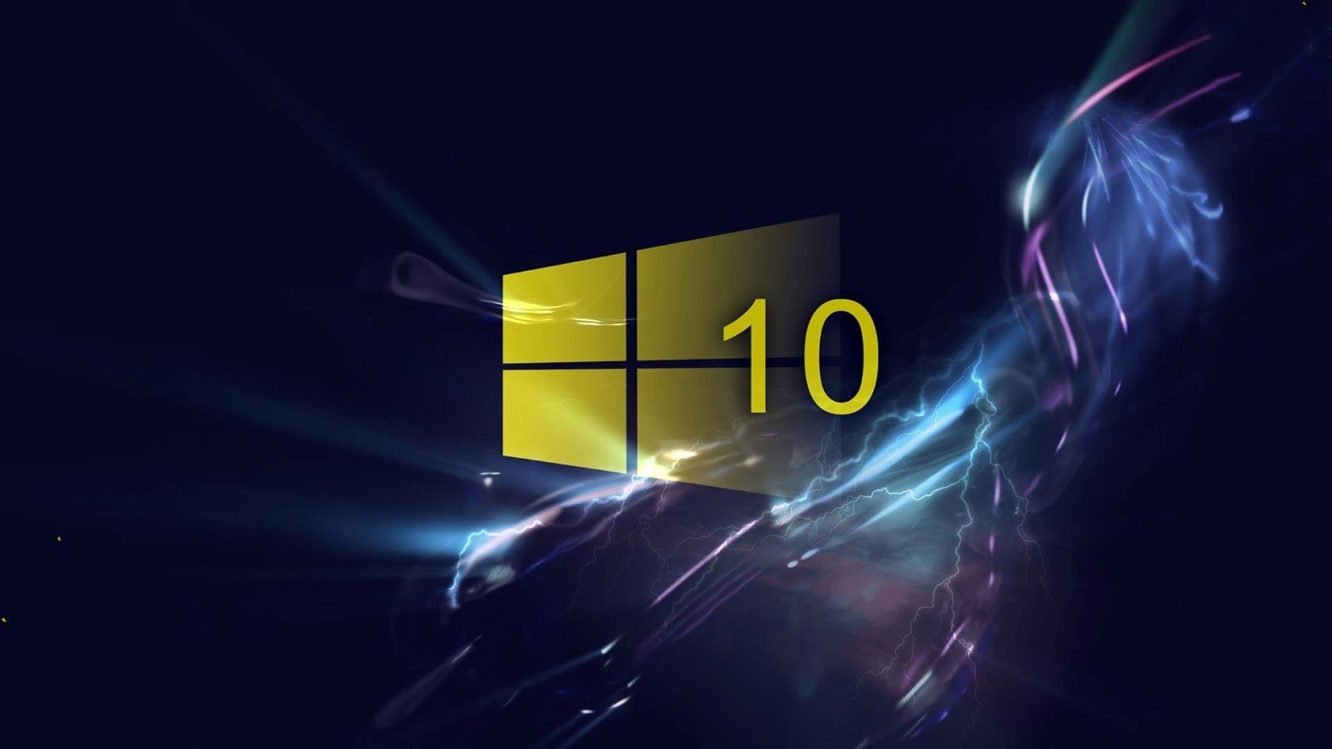 Windows 10 wallpaper, night, illuminated, motion, light – natural phenomenon