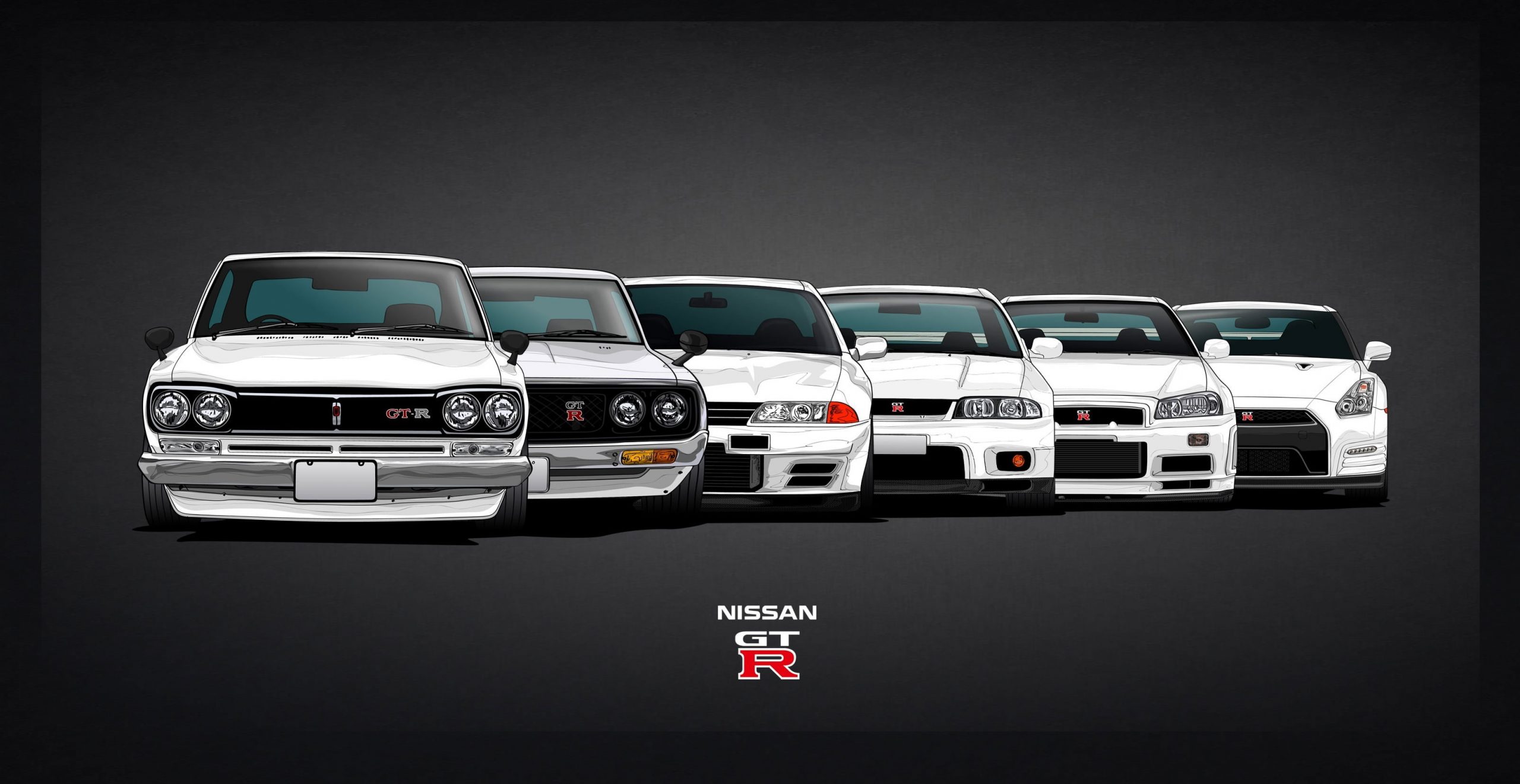 White Nissan GT-R wallpaper, Machine, GTR, Car, Evolution, 2000, R32, Coupe