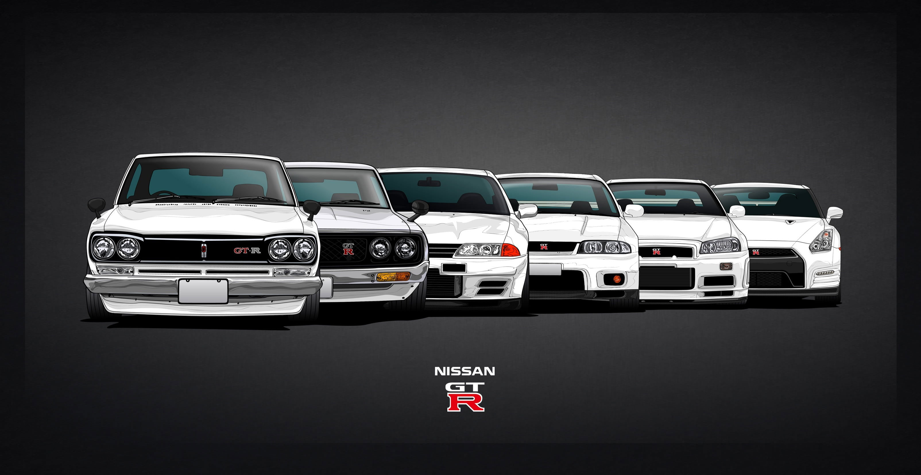 White Nissan GT-R Wallpaper, Machine, GTR, Car, Evolution, 2000, R32, Coupe  - Wallpaperforu