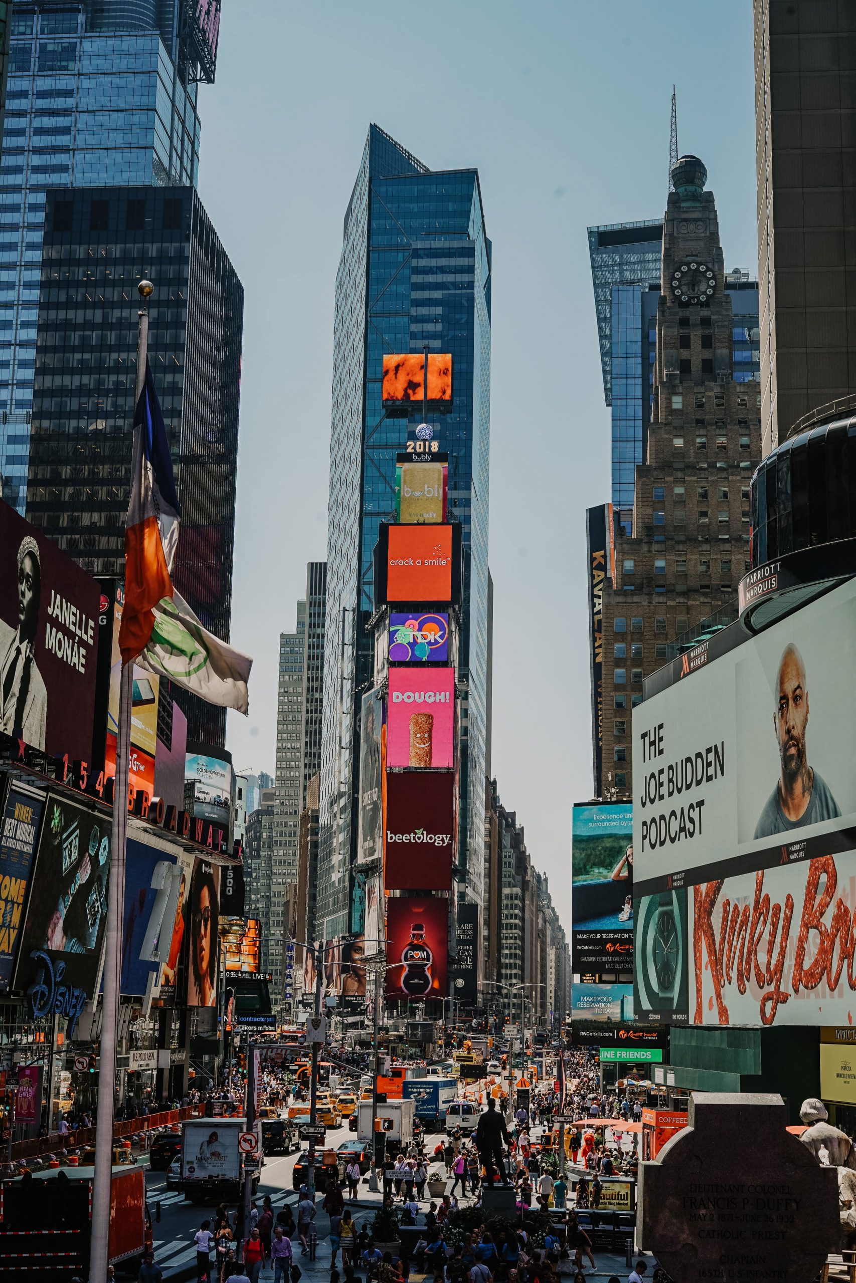 New York Time Square wallpaper, town, building, city, downtown, urban, metropolis
