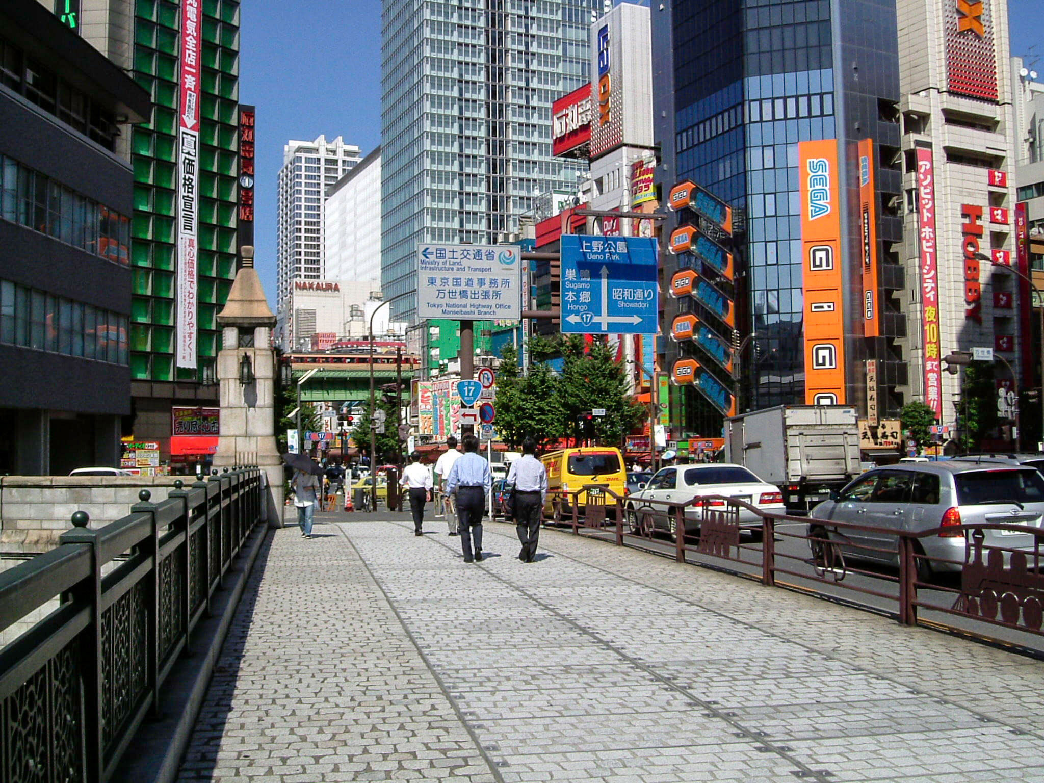 Manseibashi Bridge in Akihabara, Tokyo, Japan, buildings, city