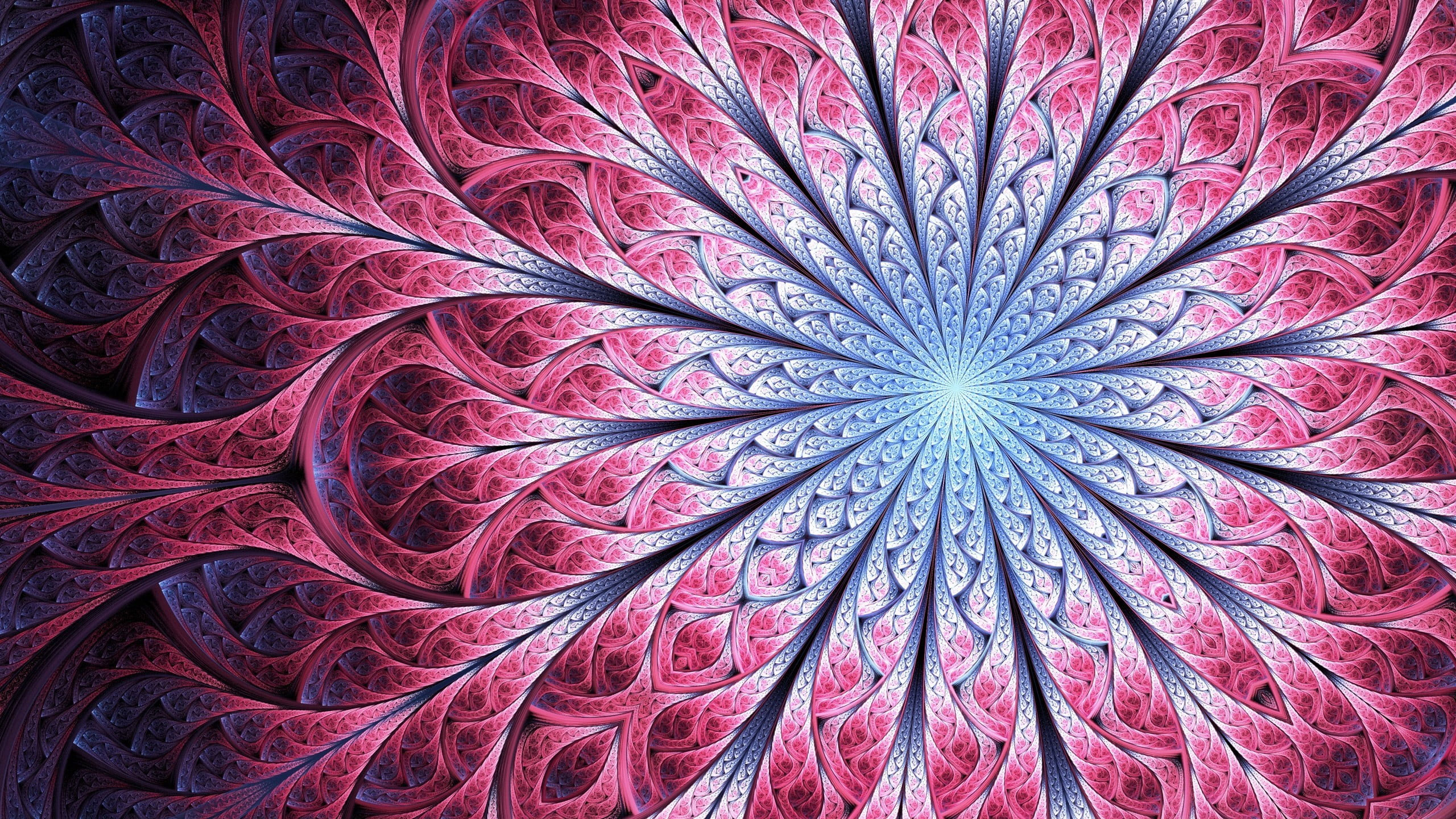 Mandala wallpaper illustration, fractal, digital art, full frame, backgrounds