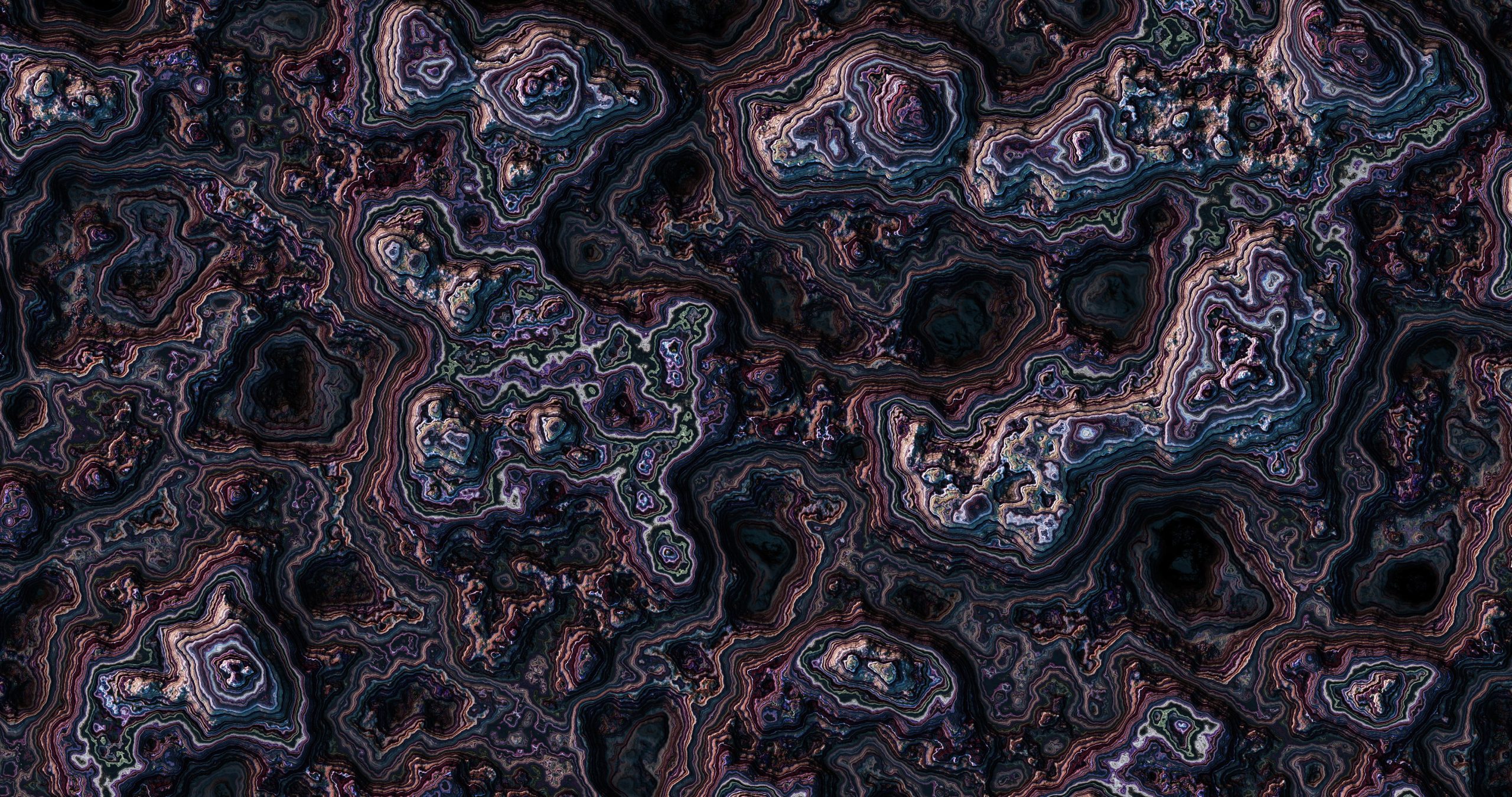 3D fractal wallpaper, digital art, abstract, artwork