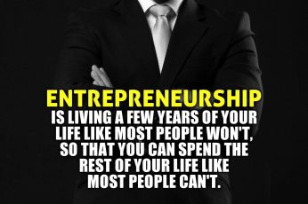 Entrepreneurship wallpaper, quote, business, one person